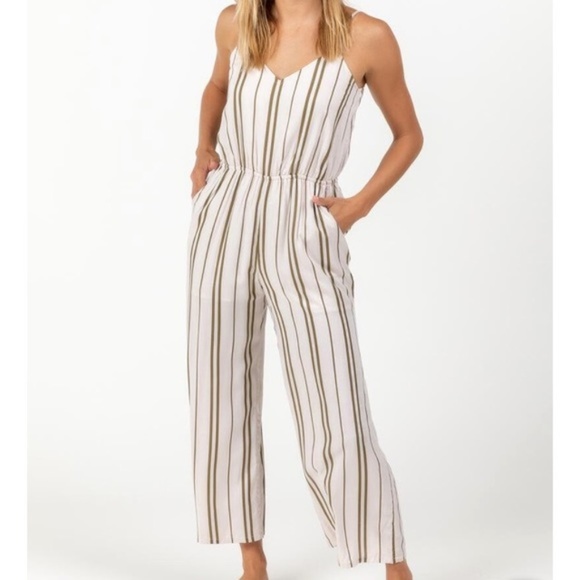 francesca's green jumpsuit